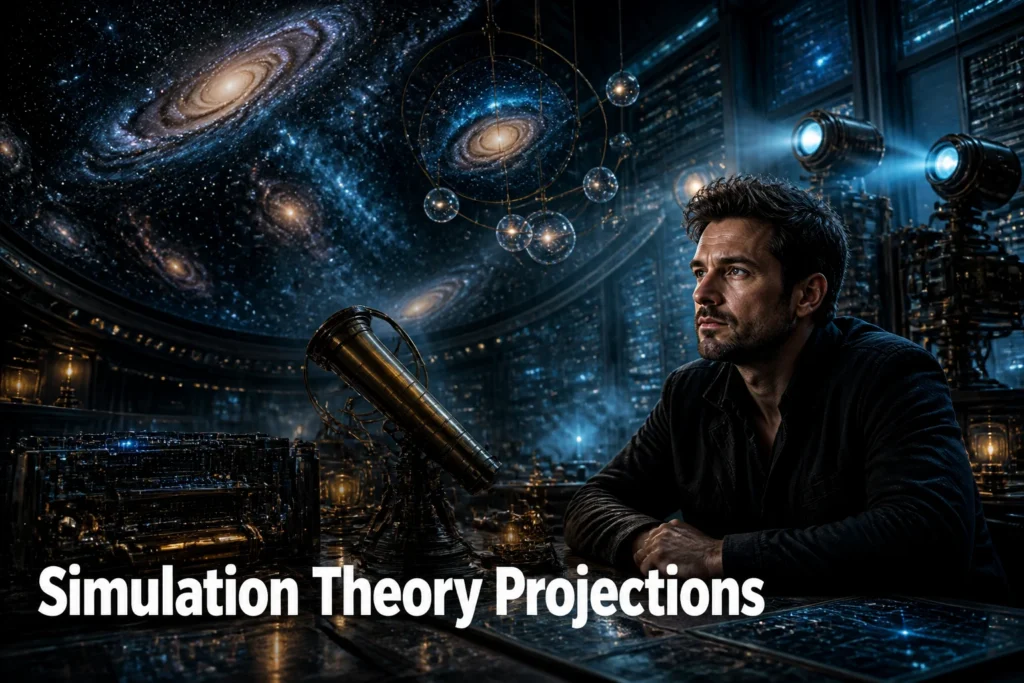 Why Simulation Theory Says Distant Galaxies Might Be Projections
